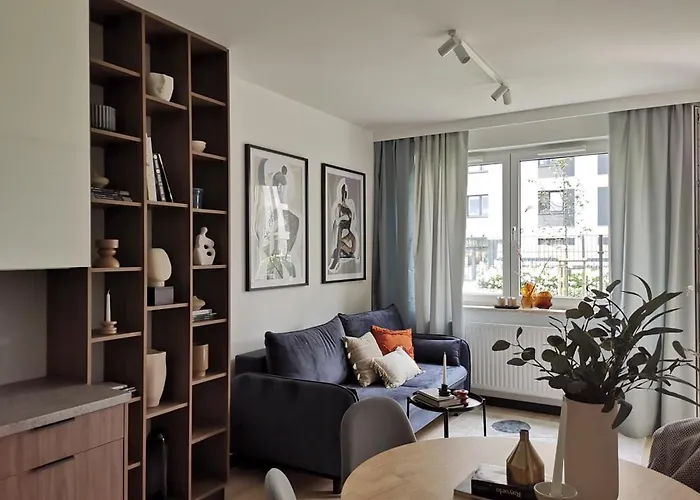 New Parking Free & Self Check In 24h Taras Miedziana Apartment *